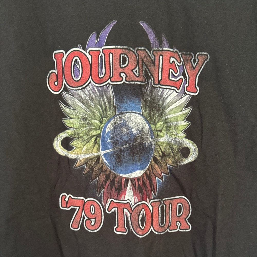 NWOT Journey ‘79 Tour Black Band Tee